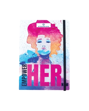 Bold Fluct A5 Notebook- 160 Pages - White